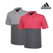 아디다스골프 클라이마칠 컬러블럭 남성 반팔티셔츠