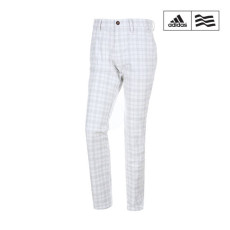 아디다스골프 남성 체크 패턴 베이직 라인 팬츠
